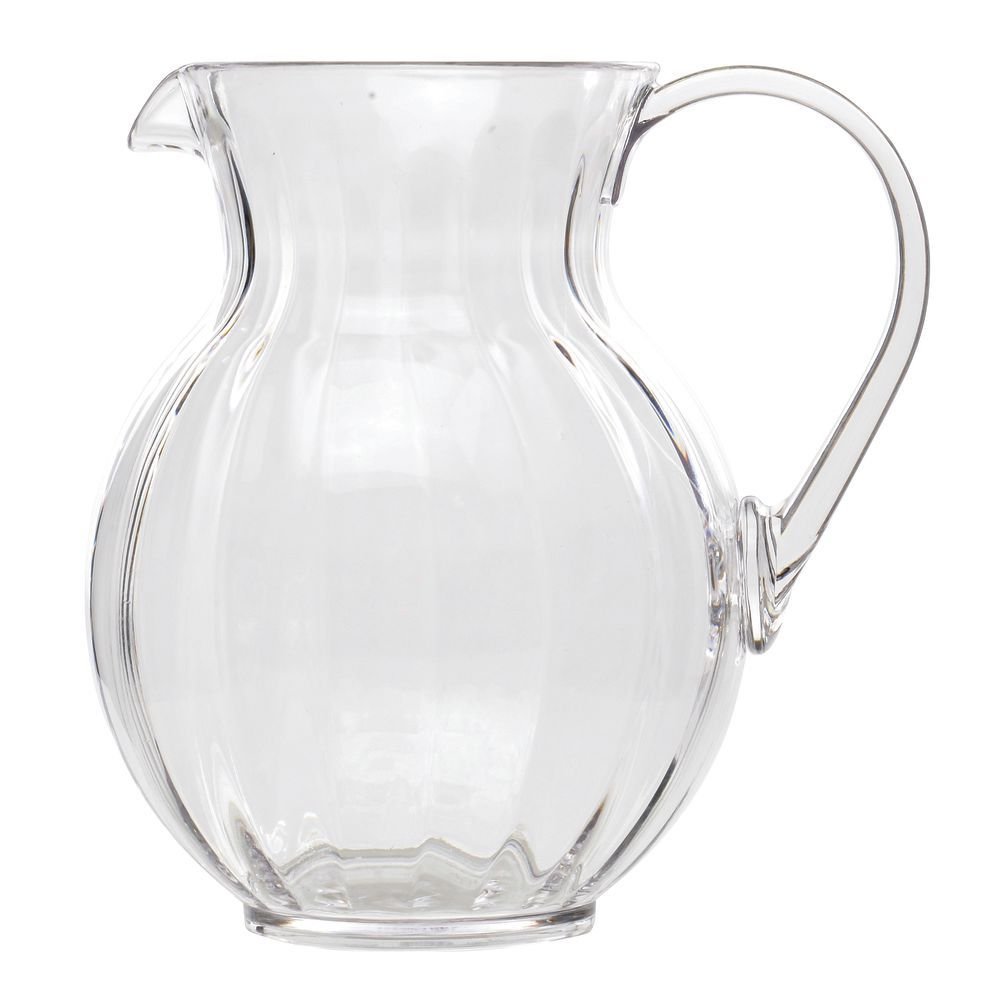 Pour Spout Pitcher - Shatterproof Plastic Pitcher, 90 oz, Clear