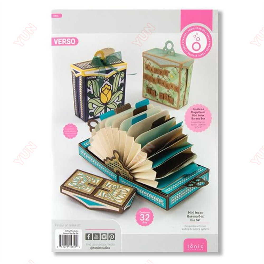 Candle Sachet - Mini Index Bureau Box Die Set