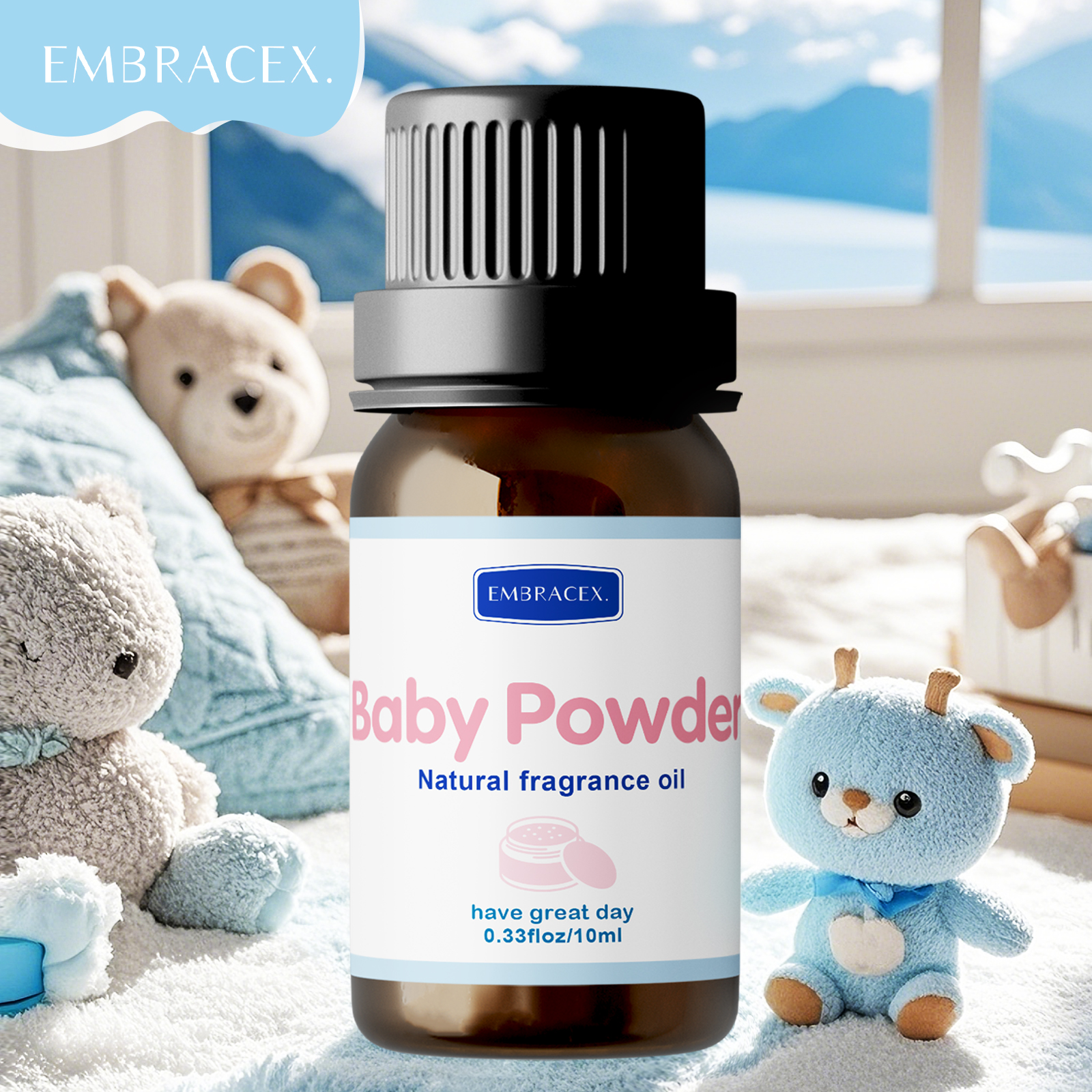 Fragrance Oil 10Ml - 10ml Baby Powder Essential Oil Long