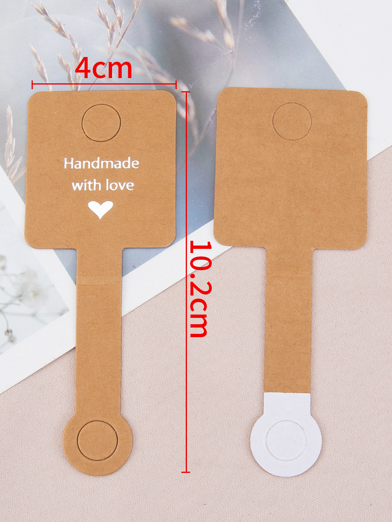 50pcs Adhesive Kraft Paper Car - Kraft Hang Tag recensione e prezzo