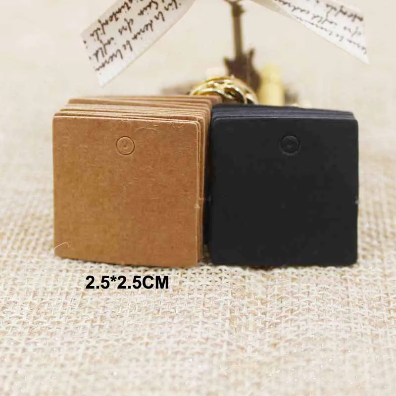 100pcs 2.5*2.5cm Small Size sq - Kraft Hang Tag recensione e prezzo