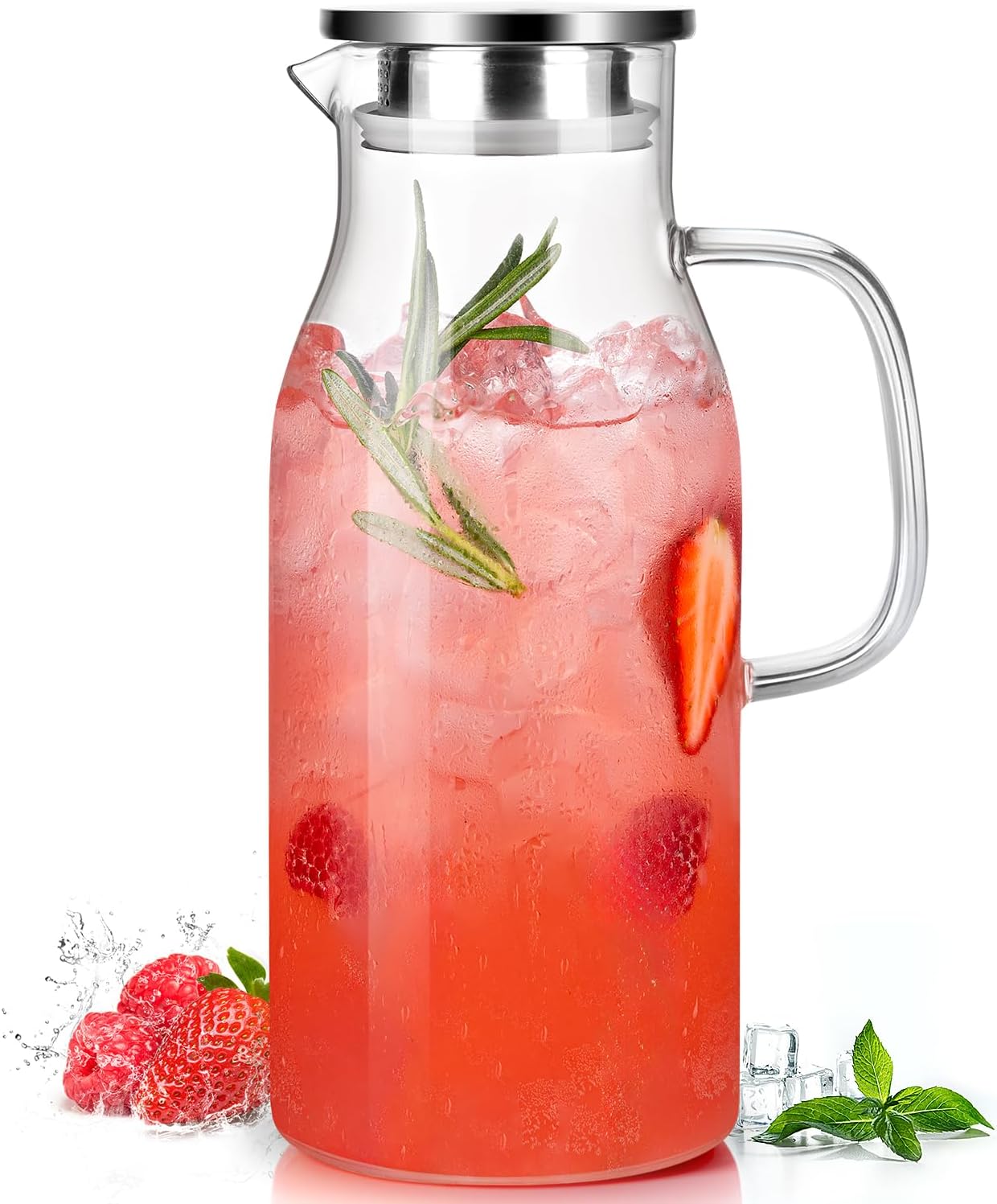 68oz Borosilicate Glass Pitche - Pour Spout Pitcher recensione e prezzo
