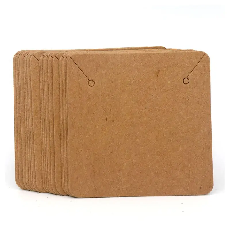 50PCS 5x5cm Blank Kraft Paper  - Kraft Hang Tag recensione e prezzo