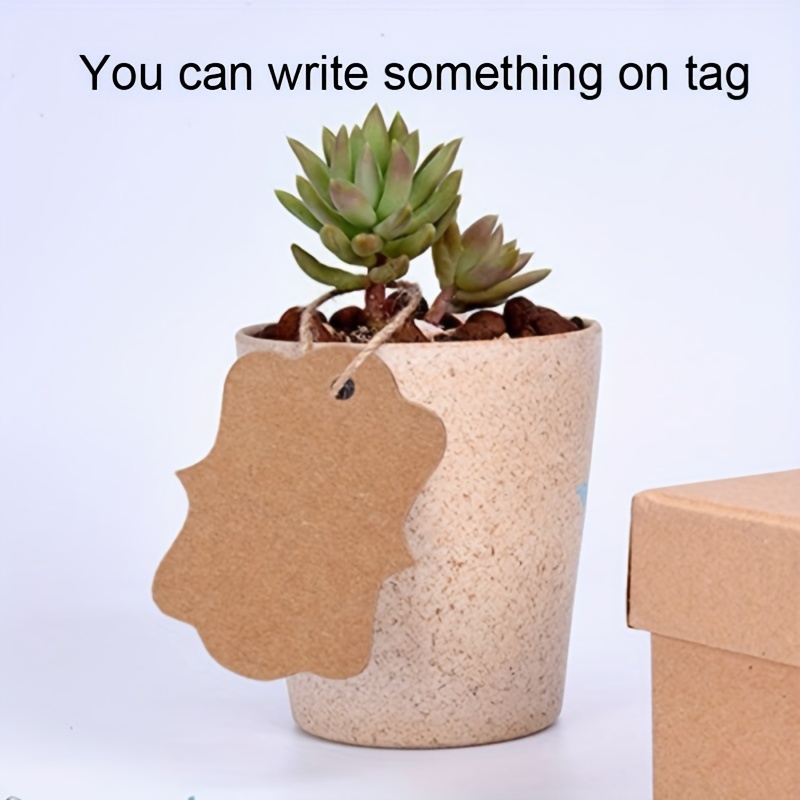100pcs Kraft Paper Gift Tags w - Kraft Hang Tag recensione e prezzo