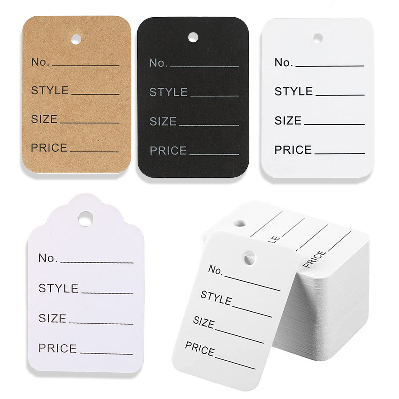 100pcs/lot 3.5x5cm Price Tags  - Kraft Hang Tag recensione e prezzo