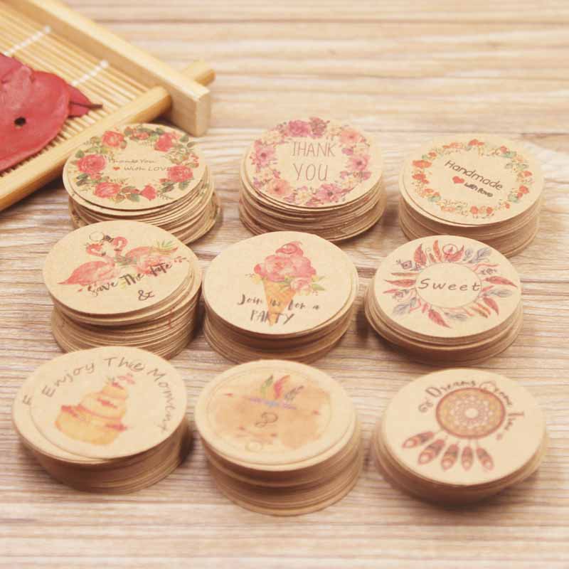 100pcs white /kraft paper gift - Kraft Hang Tag recensione e prezzo