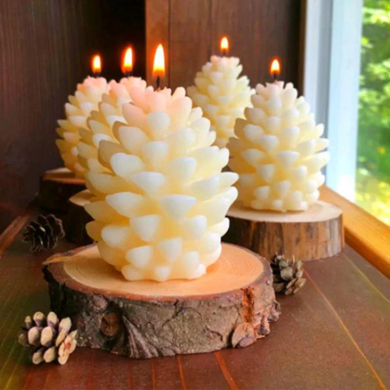 Classic Design Pine Cones Mold - Candle Supplies For Sale recensione e prezzo