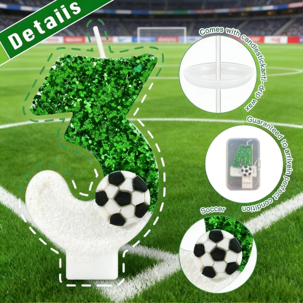Football Shape Number Cake Can - Candle Supplies Usa recensione e prezzo