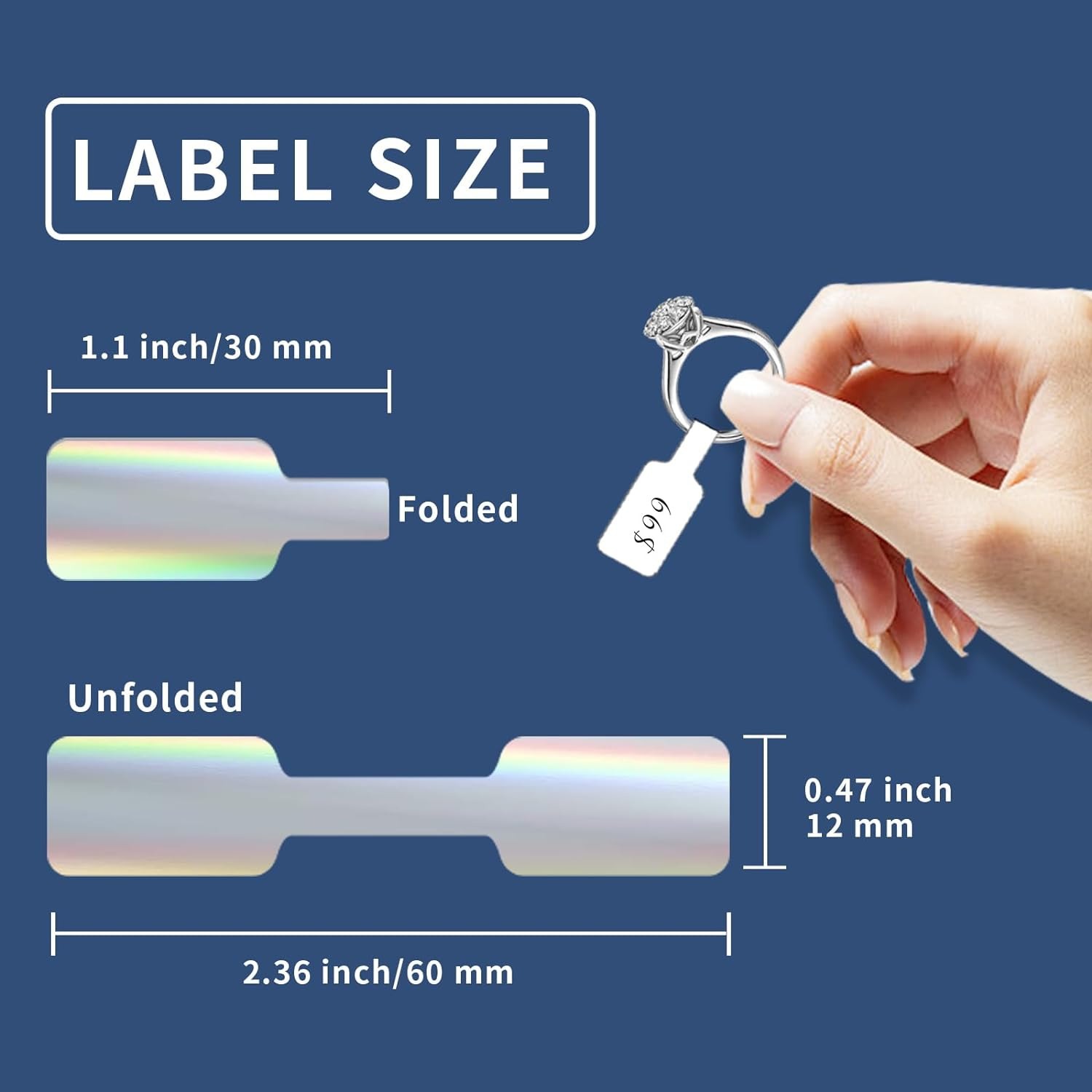 500pcs/roll Blank Paper Price  - Kraft Hang Tag recensione e prezzo
