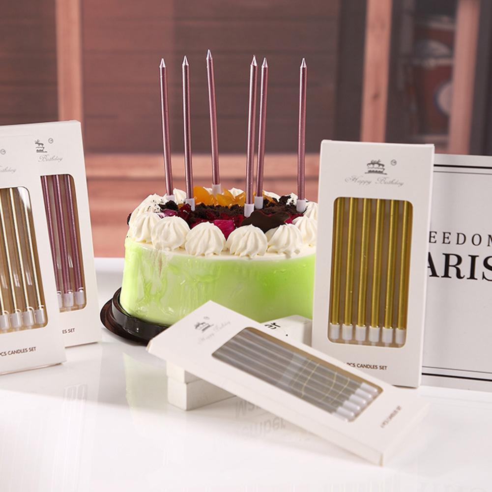 6/18pcs Metal Gold Silver Birt - Candle Supplies Usa recensione e prezzo
