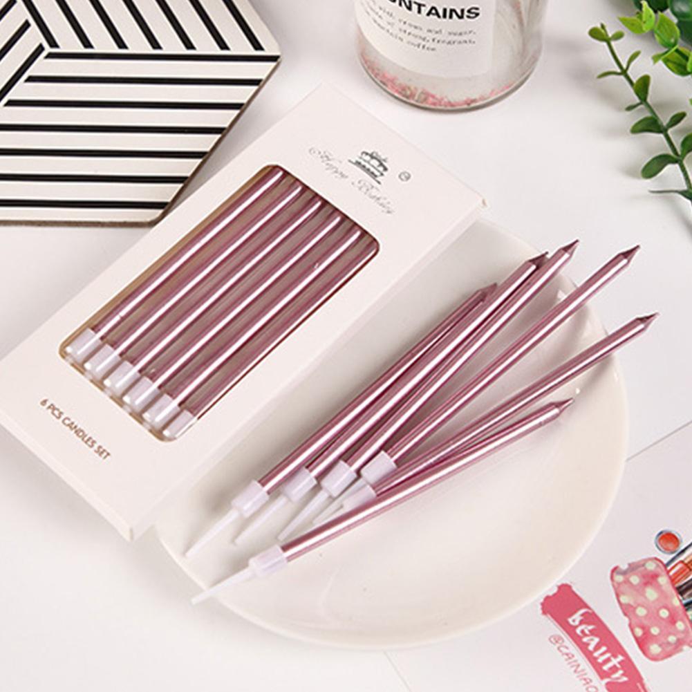 6/18pcs Metal Gold Silver Birt - Candle Supplies Usa recensione e prezzo