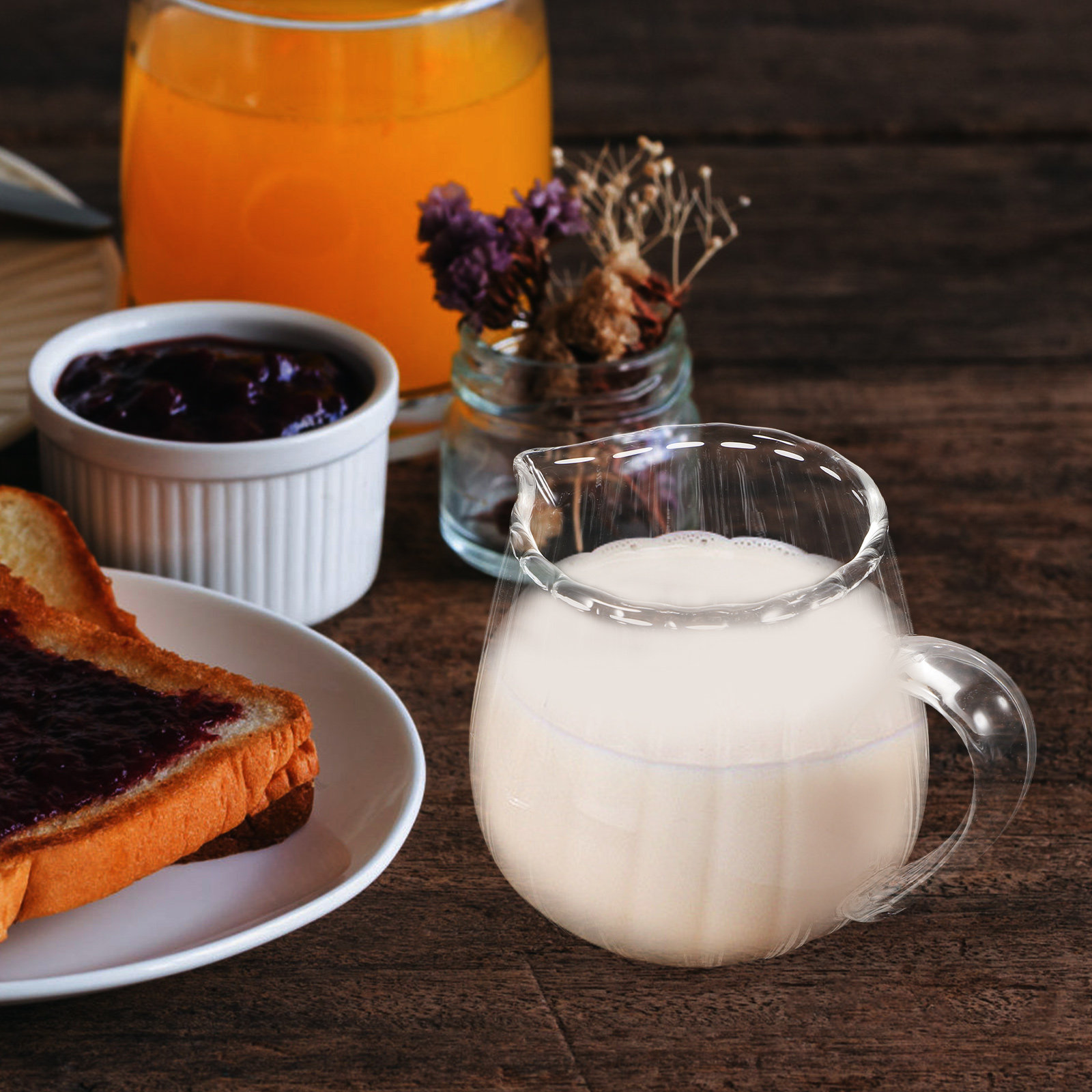 Glass Creamer Pitcher Mini Mil - Pour Spout Pitcher recensione e prezzo