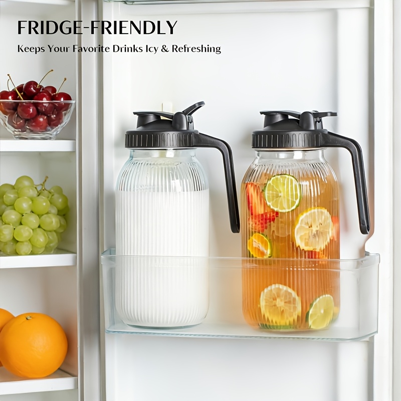 2PCS Glass Mason Jar Pitcher L - Pour Spout Pitcher recensione e prezzo