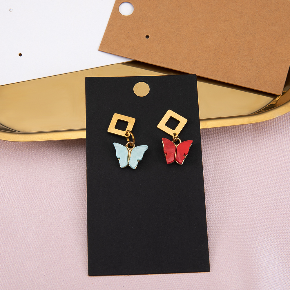 50pcs Earring Display Card 5x9 - Kraft Hang Tag recensione e prezzo