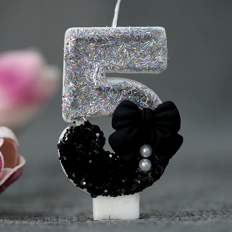 Midnight Bow & Pearl 0-9 Numbe - Candle Supplies Usa recensione e prezzo