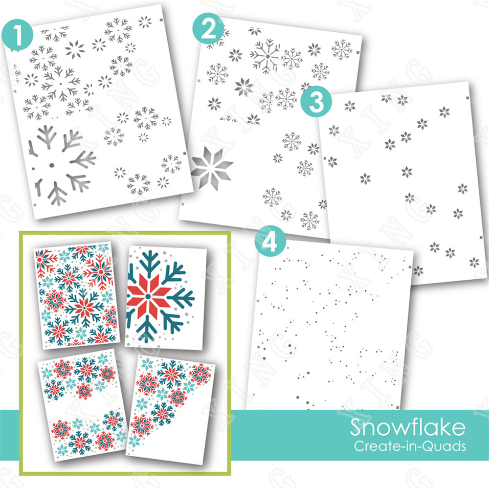 Snowflake Layering Stencil New - Candle Supplies For Sale recensione e prezzo