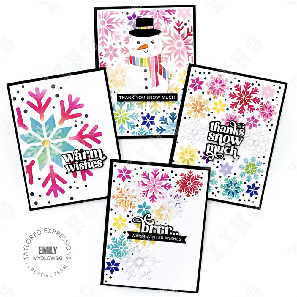 Snowflake Layering Stencil New - Candle Supplies For Sale recensione e prezzo
