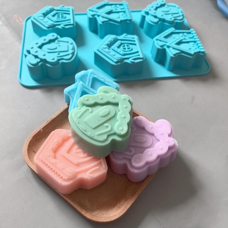 Hot Sale 6-cavity House Baking - Candle Supplies For Sale recensione e prezzo
