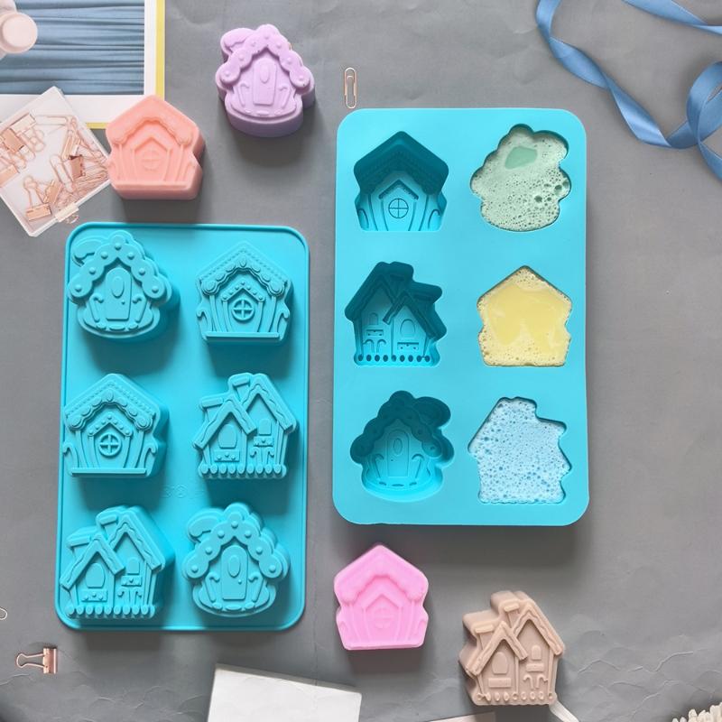 Hot Sale 6-cavity House Baking - Candle Supplies For Sale recensione e prezzo