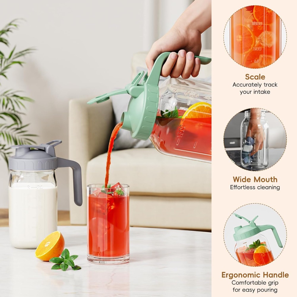 Breast Milk Pitcher - 32 oz Gl - Pour Spout Pitcher recensione e prezzo