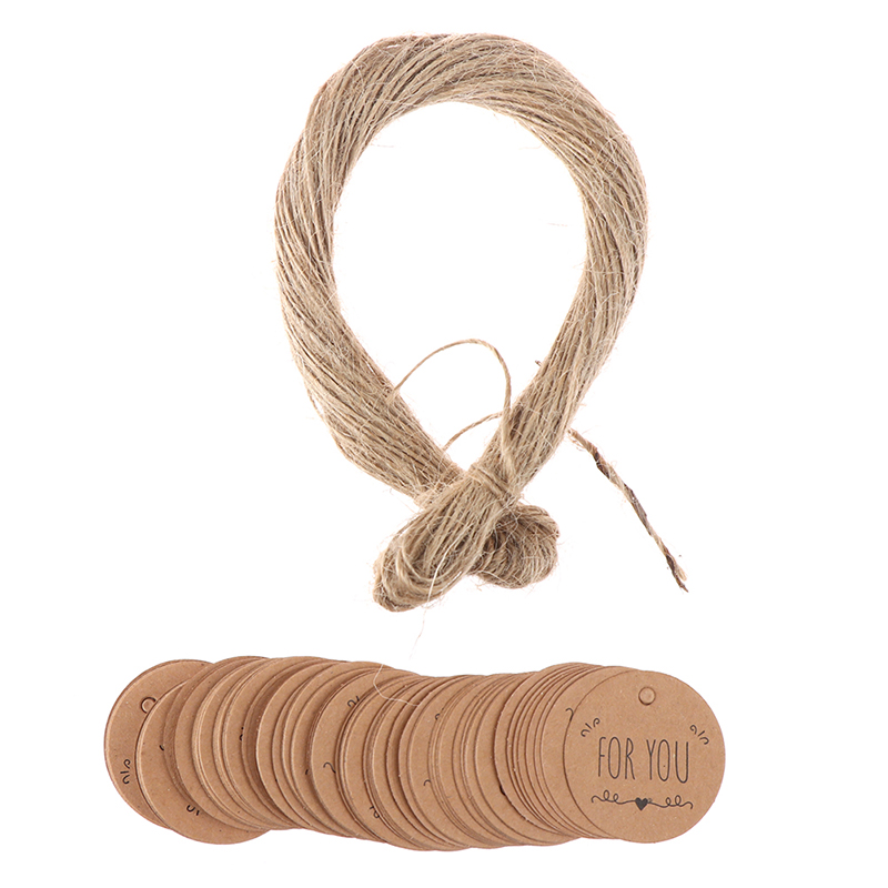 100Pcs Kraft Paper Hang Tag fo - Kraft Hang Tag recensione e prezzo