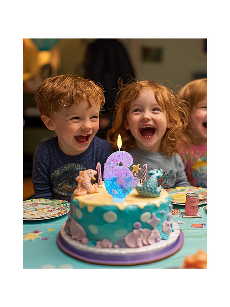 Mermaid Themed Birthday Candle - Candle Supplies Usa recensione e prezzo