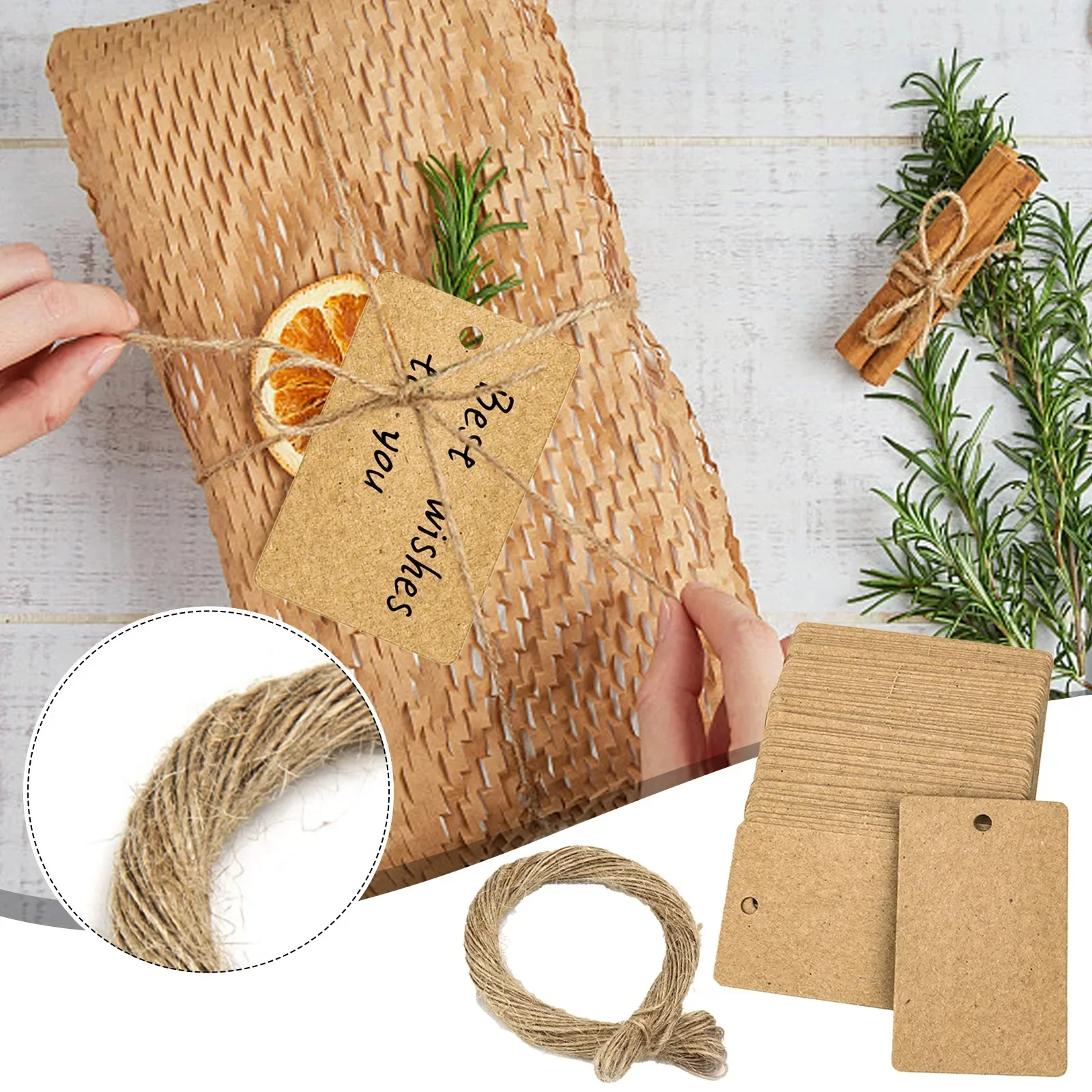 Kraft Paper Tags 100 PCS Kraft - Kraft Hang Tag recensione e prezzo