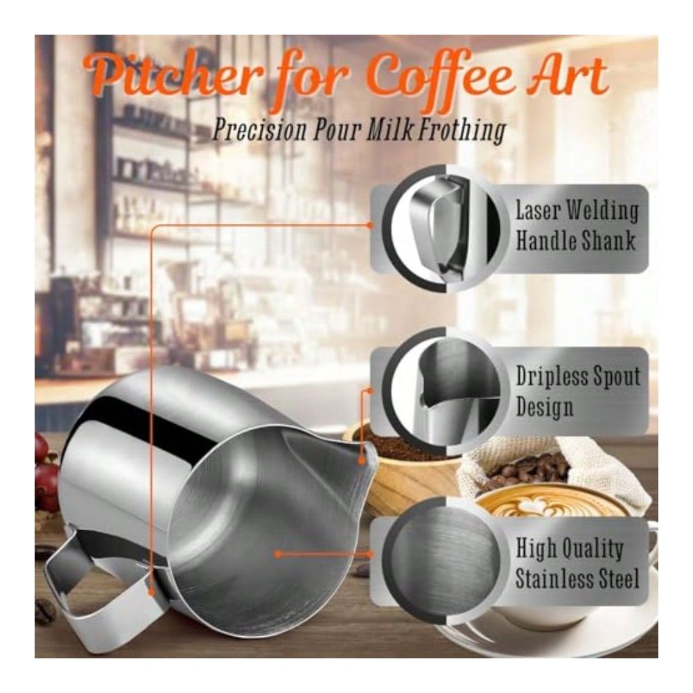 Frothing Pitcher For Barista U - Pour Spout Pitcher recensione e prezzo