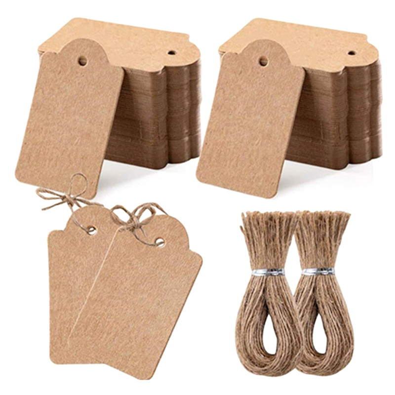 Kraft Paper Hang Tags With Str - Kraft Hang Tag recensione e prezzo