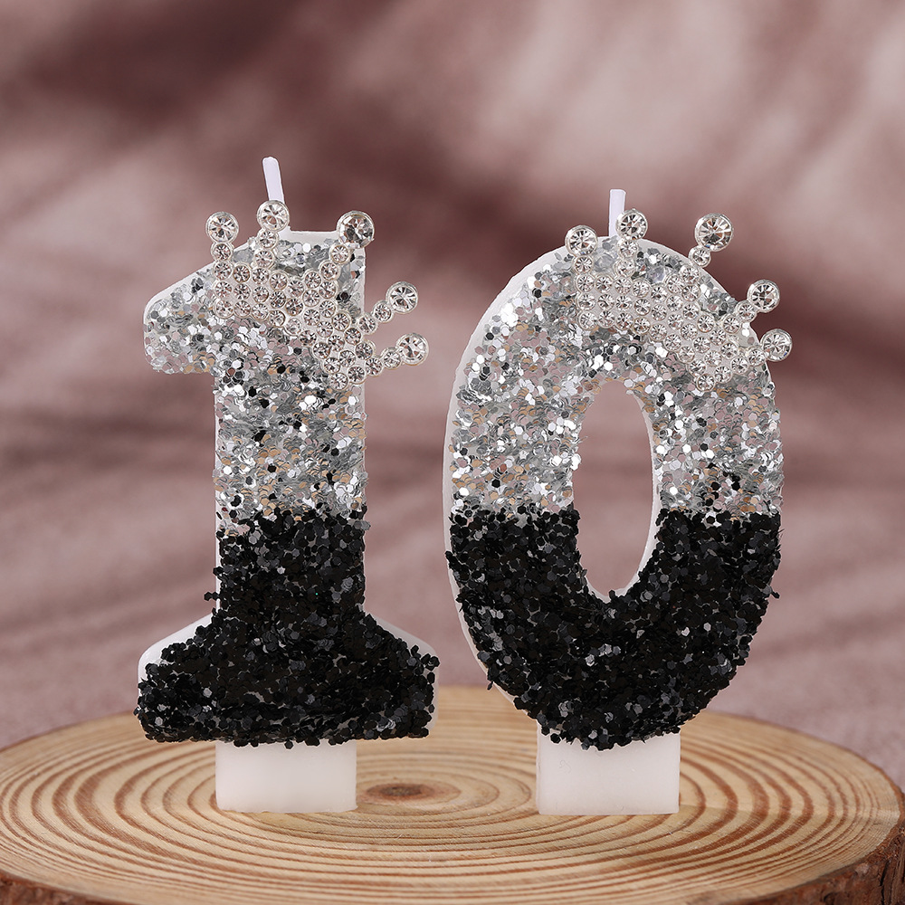 Black Silver Gradient Crown Ha - Candle Supplies Usa recensione e prezzo