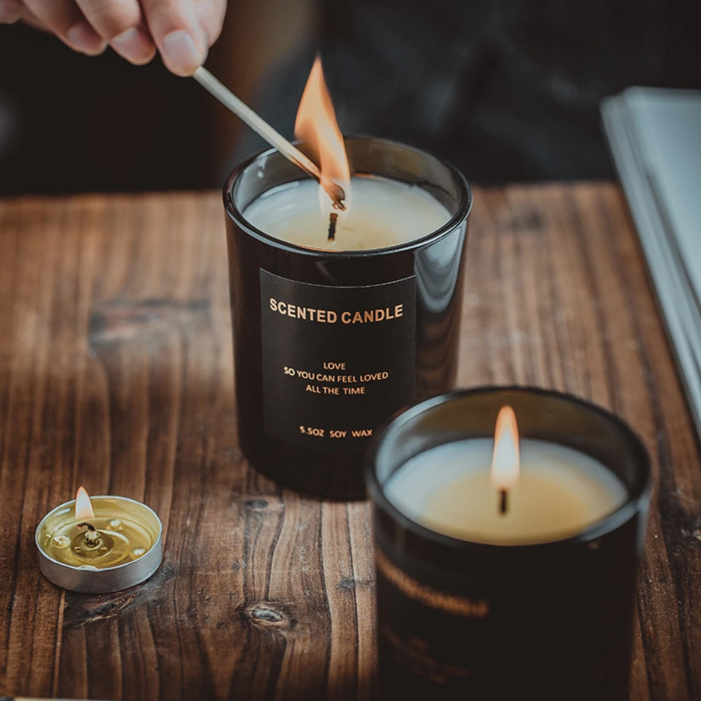 Luxury Glass Candle Jar Black  - Luxury Candle Supplies Jars recensione e prezzo