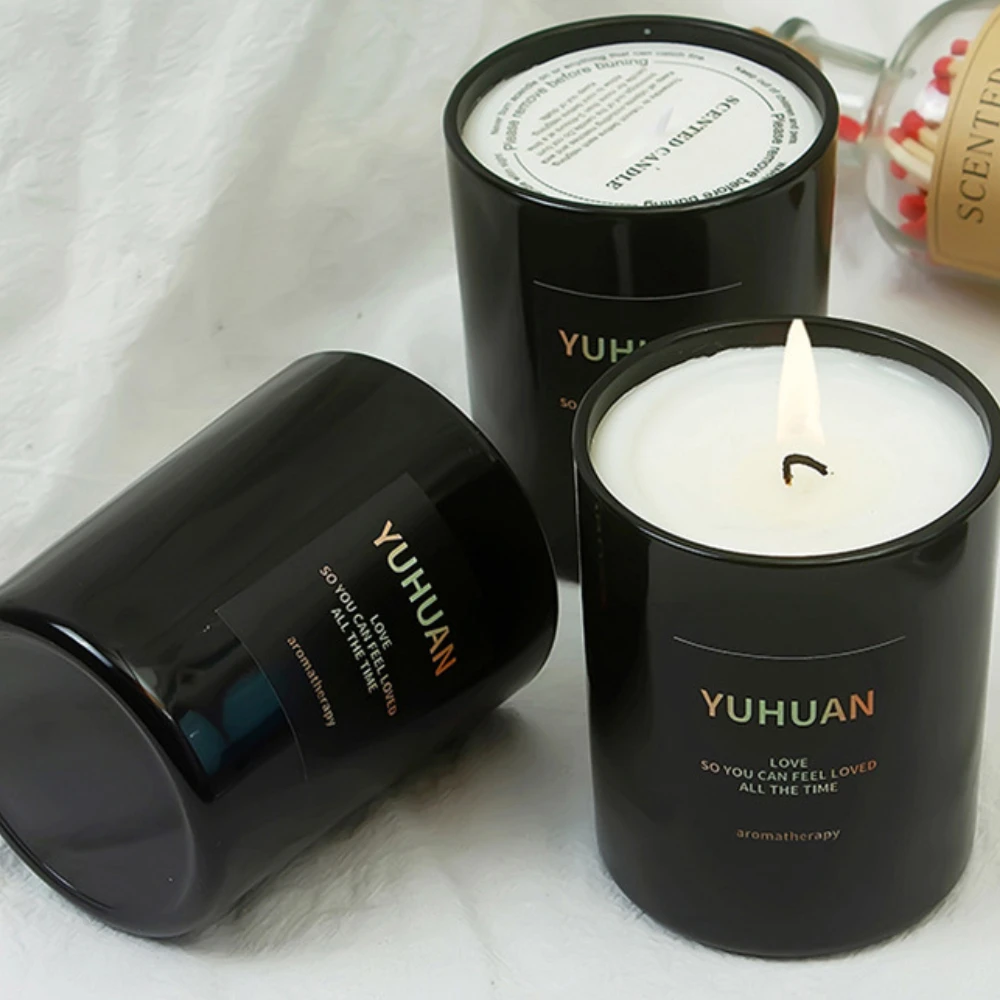 Luxury Glass Candle Jar Black  - Luxury Candle Supplies Jars recensione e prezzo